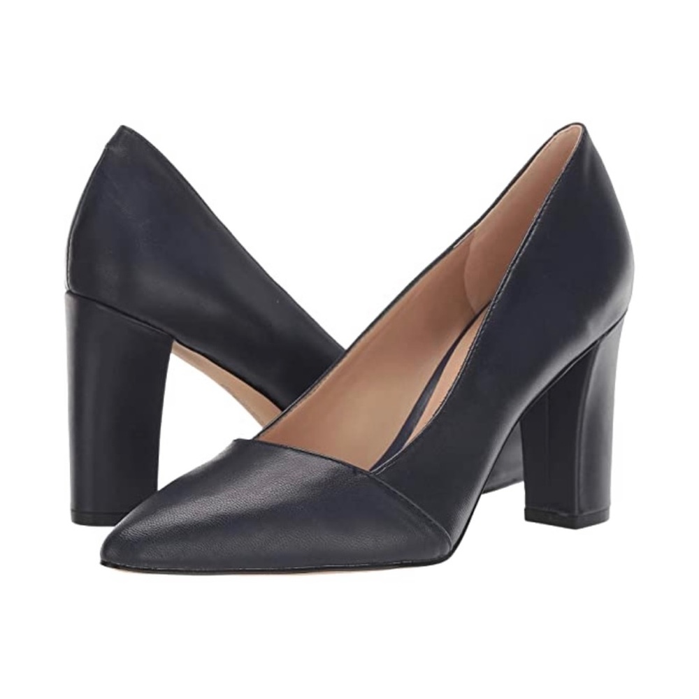 Franco Sarto Abree Heels in Black Leather